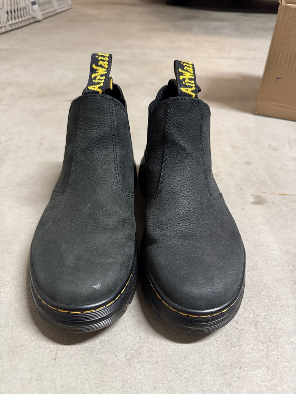Dr. Martens Hardie II Black Leather Chelsea Boots